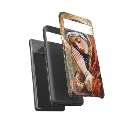 Virgin Mary Phone Case, Catholic Phone Case, Christian Aesthetic Case, Religious iPhone Case, Saint Art Case, Faith Gift