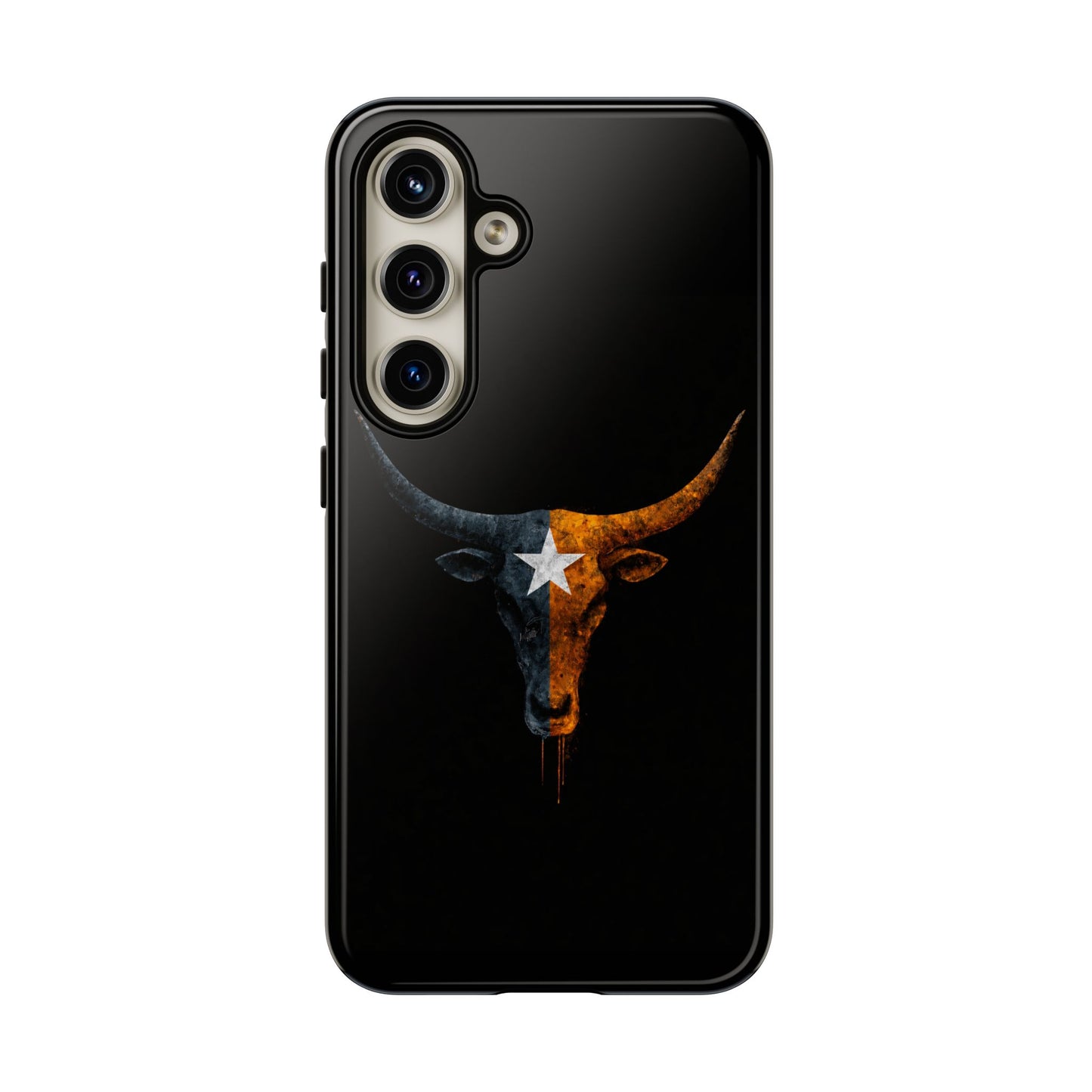 Texas Longhorn Skull Phone Case Western Cowboy Bull iPhone Samsung Cover