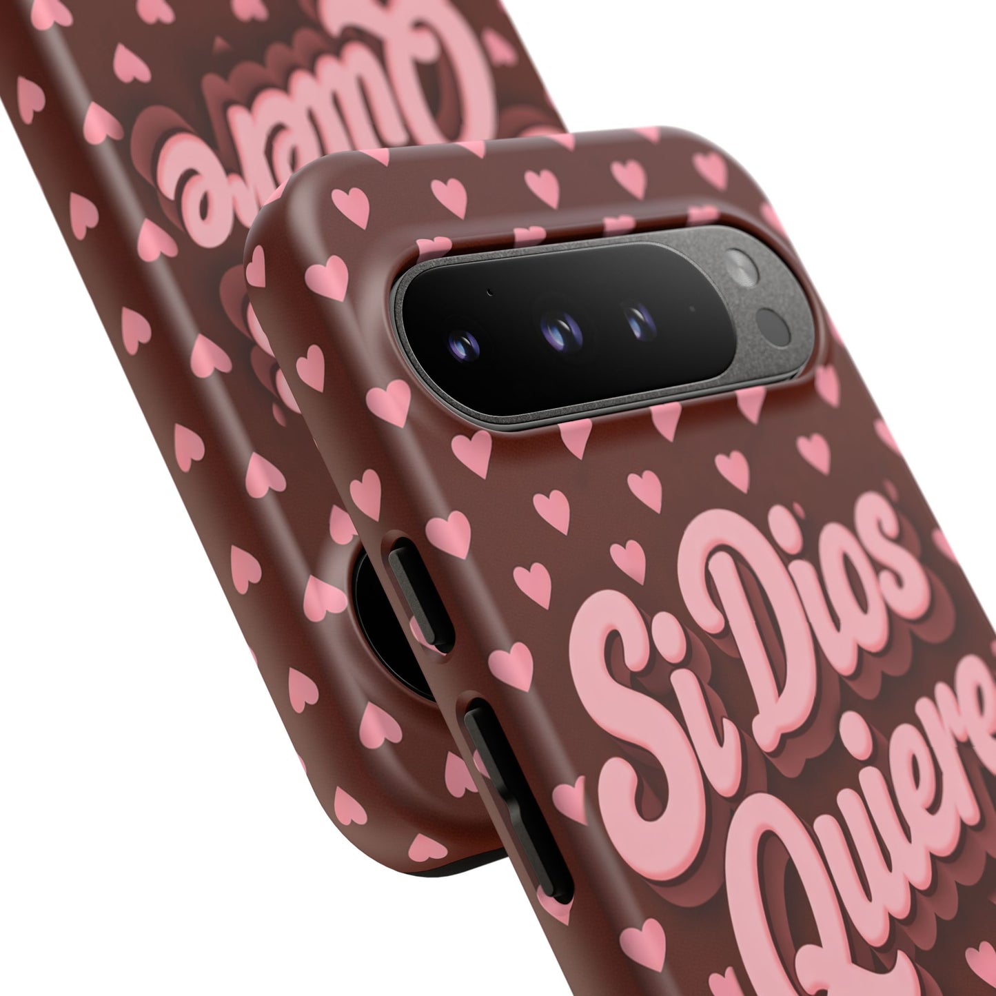 Si Dios Quiere Phone Case Latina Aesthetic Pink Hearts iPhone Samsung
