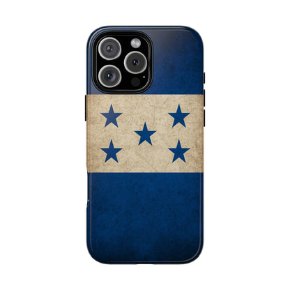 Honduras Flag Phone Case | Vintage Honduran Flag iPhone & Samsung Tough Protective Case