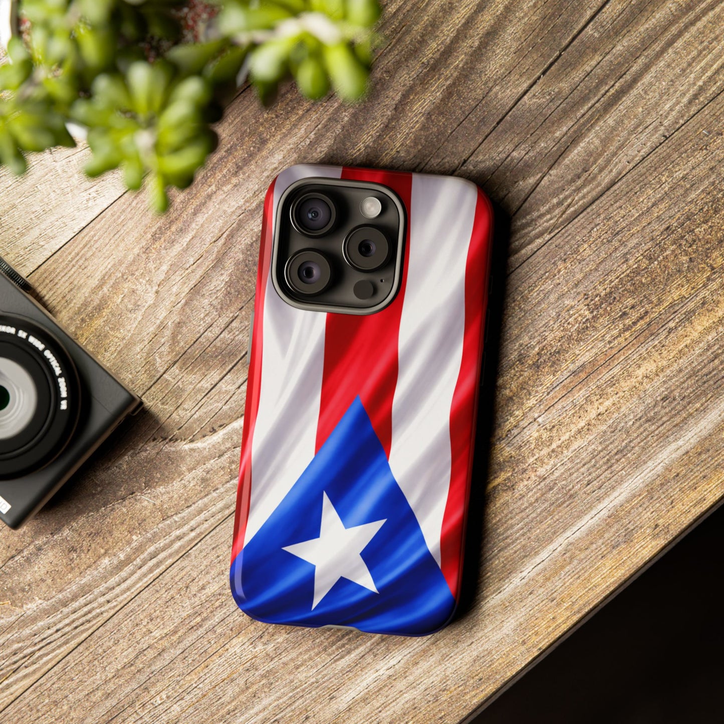 Puerto Rico Flag Phone Case | Boricua Pride Tough Case | Puerto Rican Flag Protective Cover for iPhone & Samsung