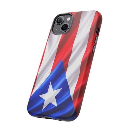 Puerto Rico Flag Phone Case | Boricua Pride Tough Case | Puerto Rican Flag Protective Cover for iPhone & Samsung