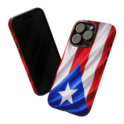 Puerto Rico Flag Phone Case | Boricua Pride Tough Case | Puerto Rican Flag Protective Cover for iPhone & Samsung