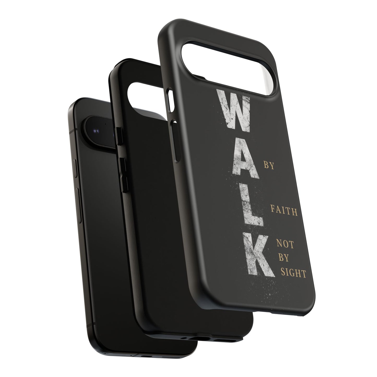 Walk by Faith Not by Sight Christian Phone Case Bible Verse Faith Cover
