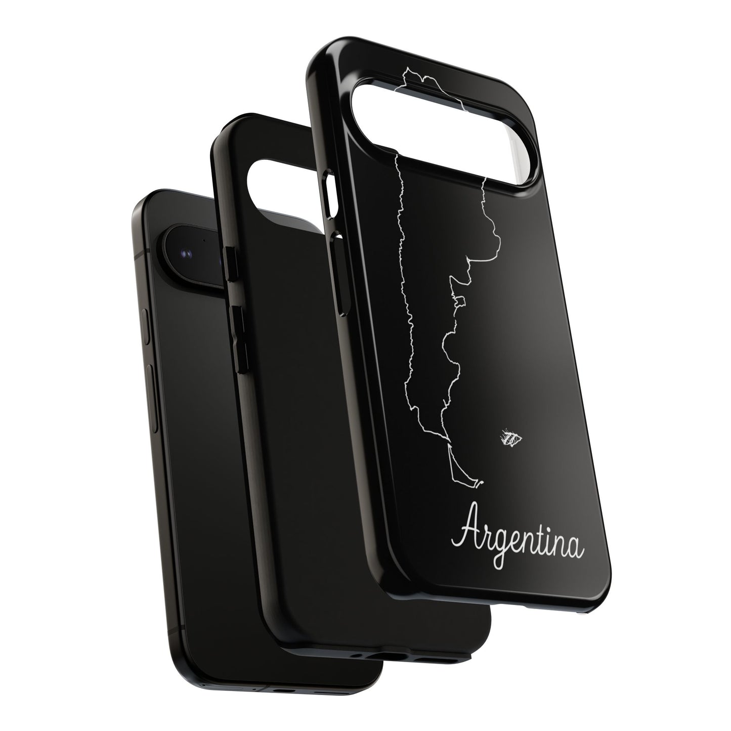 Argentina Outline Phone Case – Minimal Country Map Tough Case (iPhone, Samsung, Pixel)