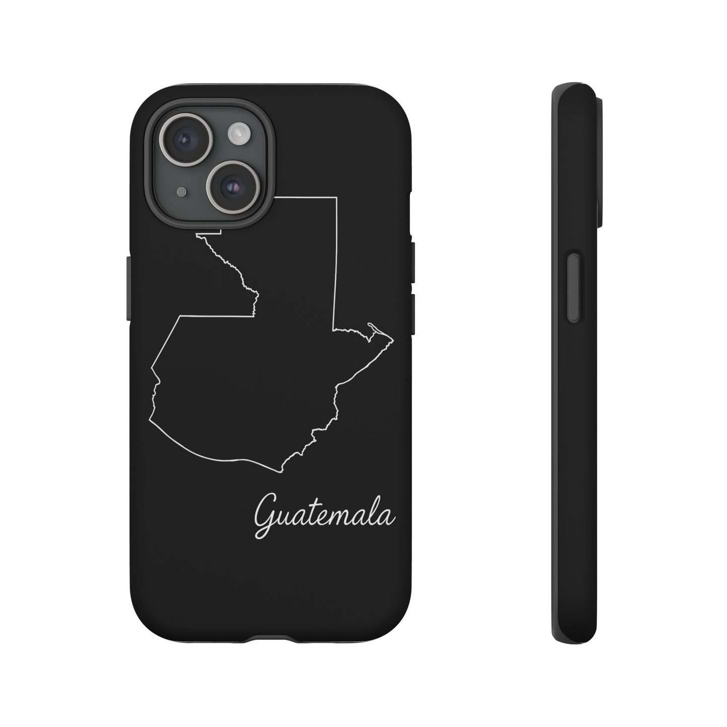 Guatemala Outline Phone Case – Minimal Country Map Tough Case (iPhone, Samsung, Pixel)