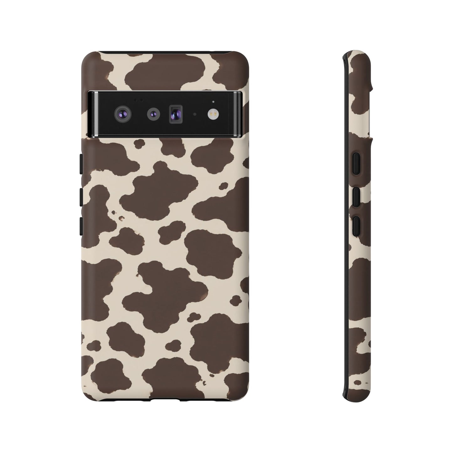 Western Cow Print Tough Phone Case for iPhone Samsung Galaxy Pixel