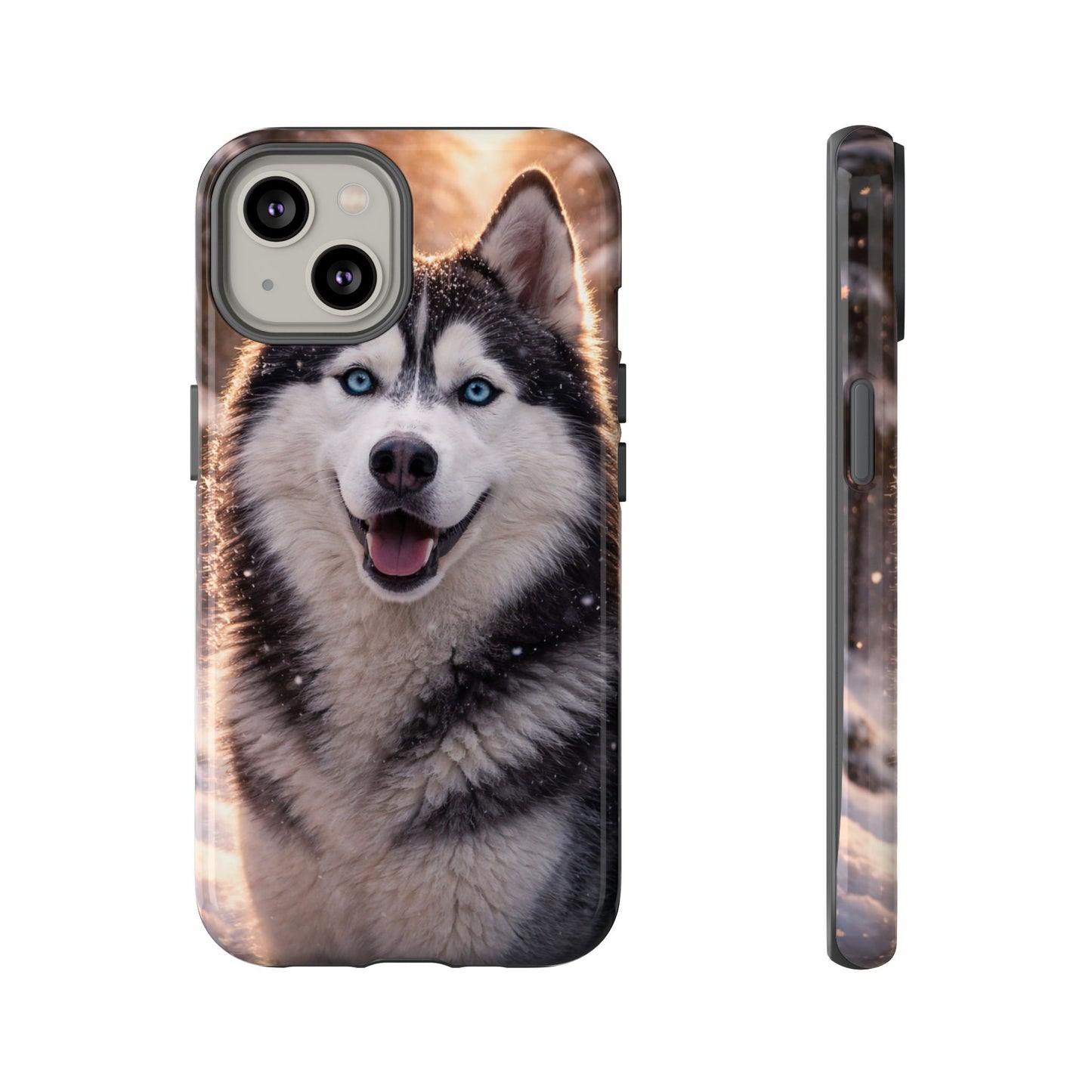 Siberian Husky Tough Phone Case | Blue Eyes Dog Cover Protective iPhone Case