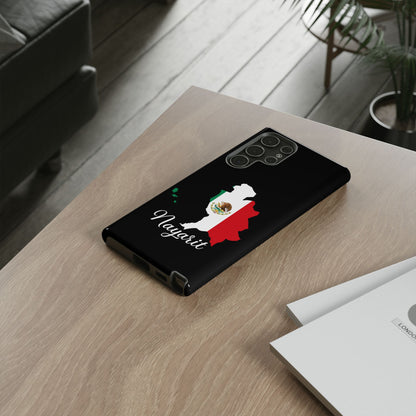 Nayarit Mexico Flag Map Phone Case | Mexican American Pride Tough Case for iPhone & Samsung