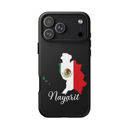 Nayarit Mexico Flag Map Phone Case | Mexican American Pride Tough Case for iPhone & Samsung