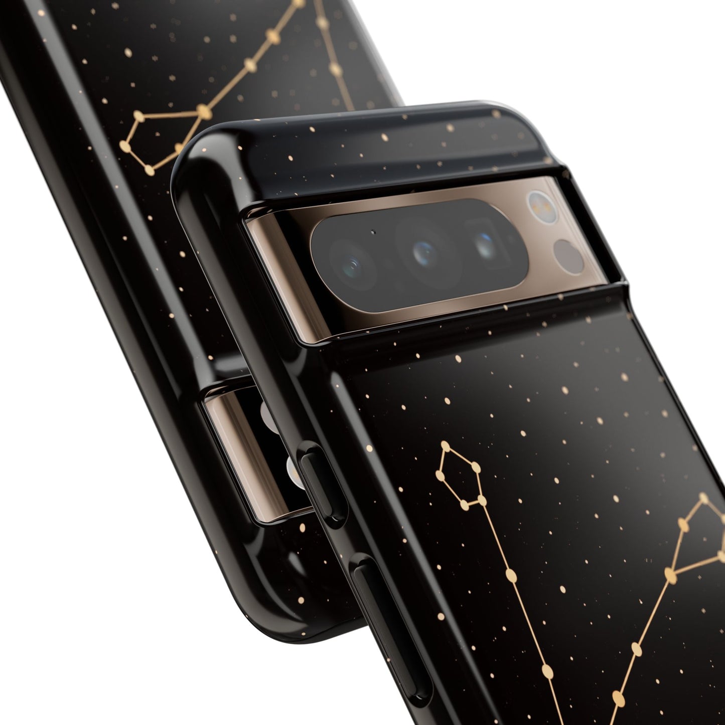 Pisces Zodiac Constellation Phone Case – Luxe Gold Celestial Cover