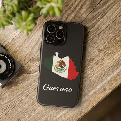 Guerrero Mexico Flag Map Phone Case | Mexican American Pride Tough Case for iPhone & Samsung