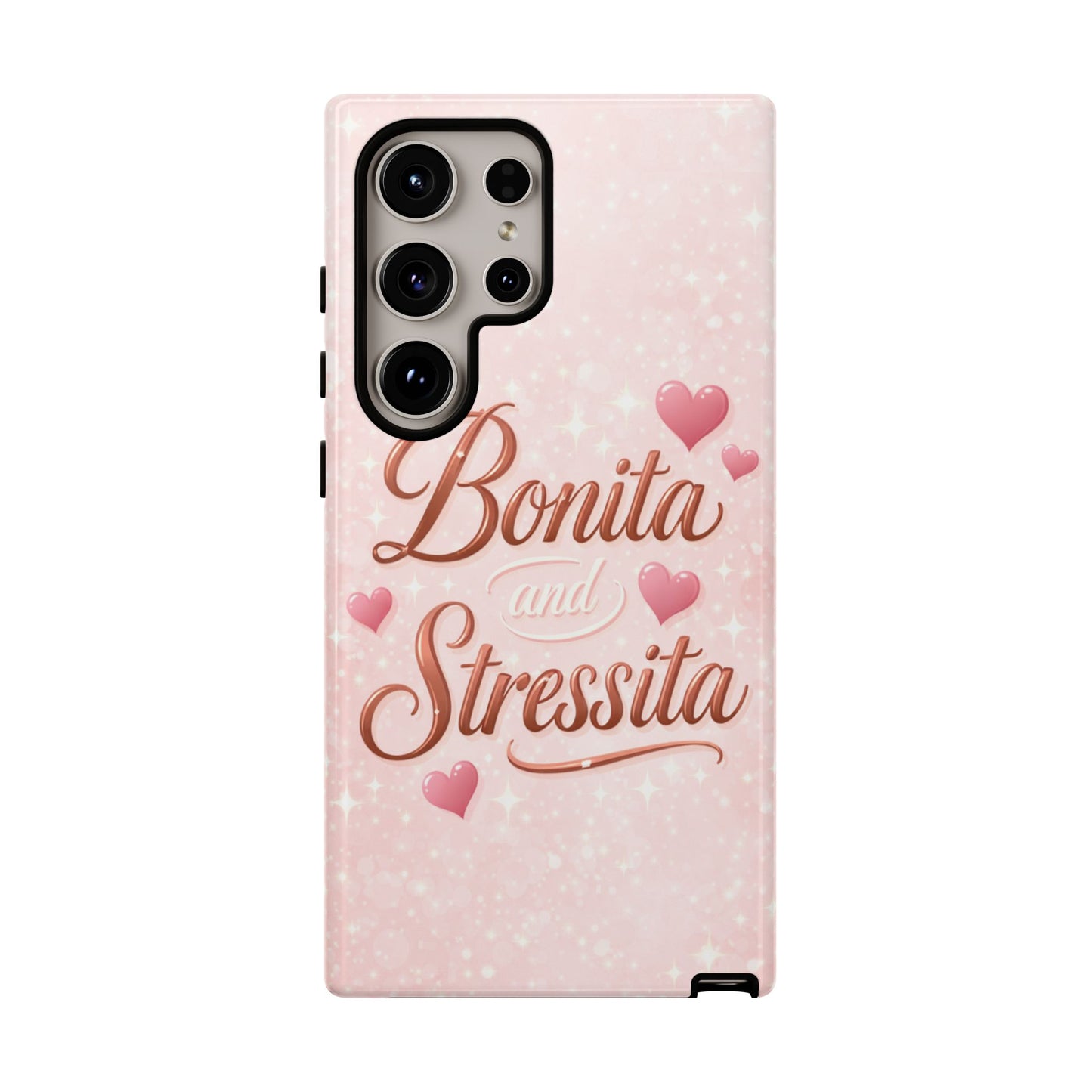 Bonita Stressita Phone Case Cute Latina Aesthetic Pink Coquette Case