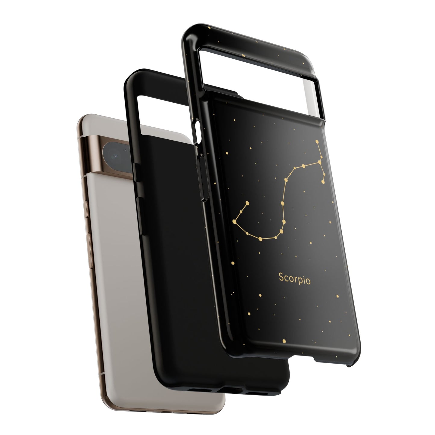 Scorpio Zodiac Constellation Phone Case – Luxe Gold Celestial Cover
