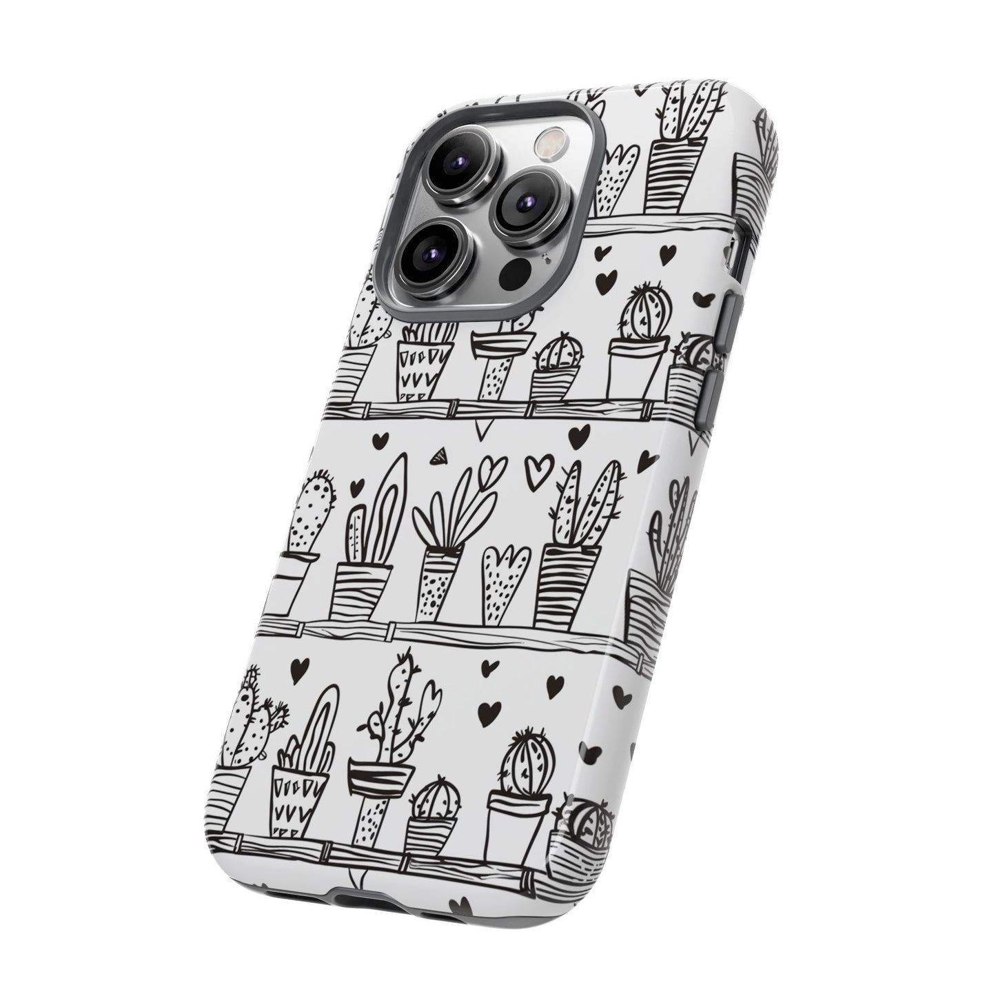 Cactus Succulent Phone Case Cute Plant Aesthetic iPhone Samsung Cover
