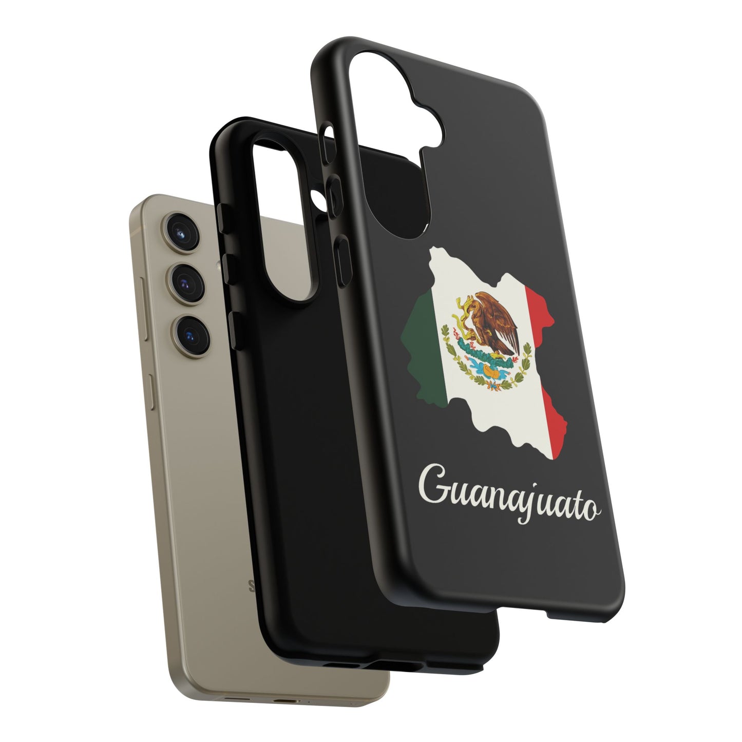 Guanajuato Mexico Flag Map Phone Case | Mexican American Pride Tough Case for iPhone & Samsung