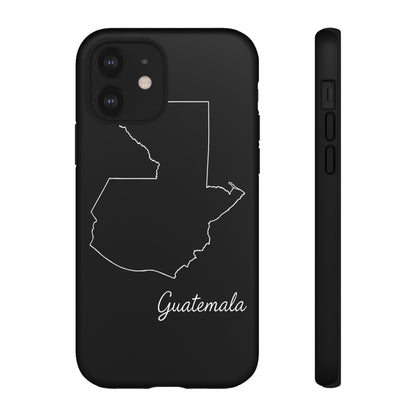 Guatemala Outline Phone Case – Minimal Country Map Tough Case (iPhone, Samsung, Pixel)
