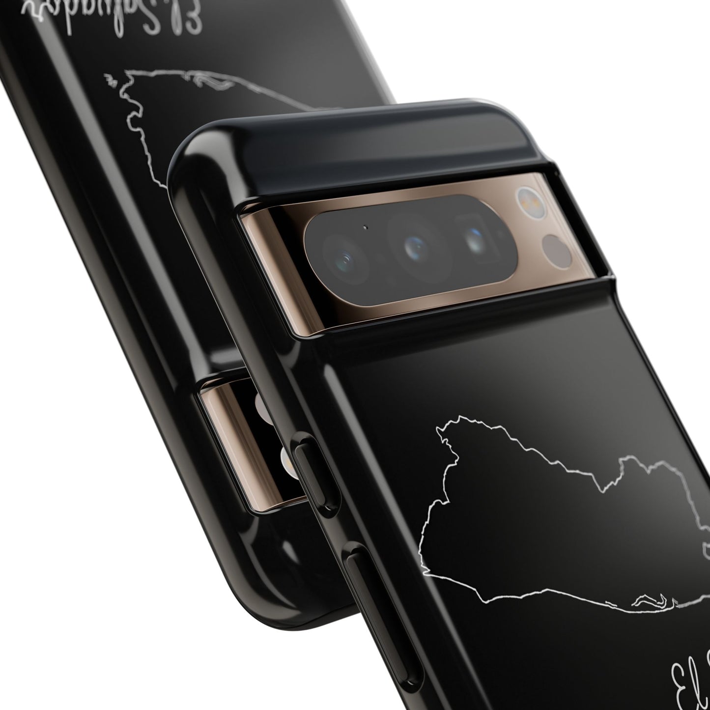 El Salvador Outline Phone Case – Minimal Country Map Tough Case (iPhone, Samsung, Pixel)