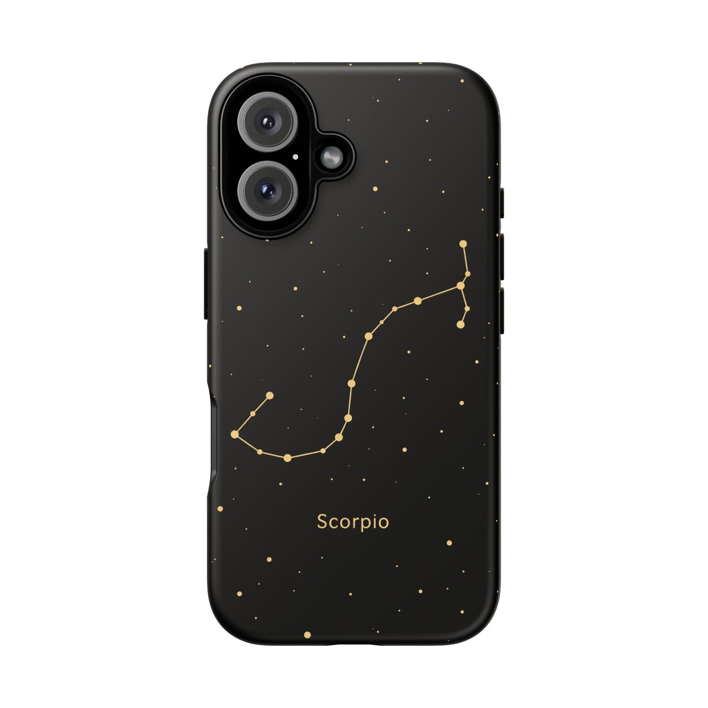 Scorpio Zodiac Constellation Phone Case – Luxe Gold Celestial Cover