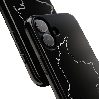 Colombia Outline Phone Case – Minimal Country Map Tough Case (iPhone, Samsung, Pixel)