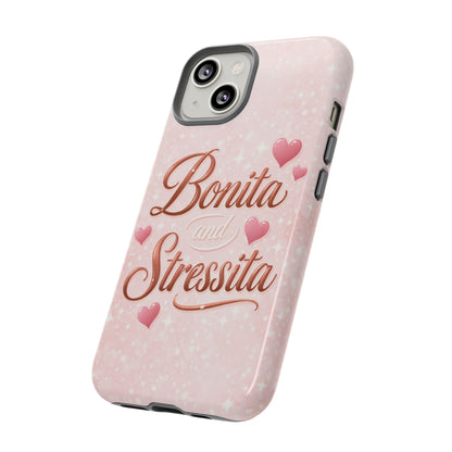 Bonita Stressita Phone Case Cute Latina Aesthetic Pink Coquette Case