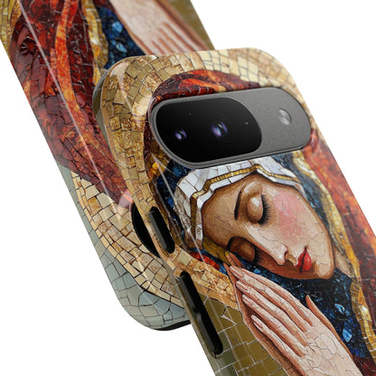 Virgin Mary Phone Case, Catholic Phone Case, Christian Aesthetic Case, Religious iPhone Case, Saint Art Case, Faith Gift