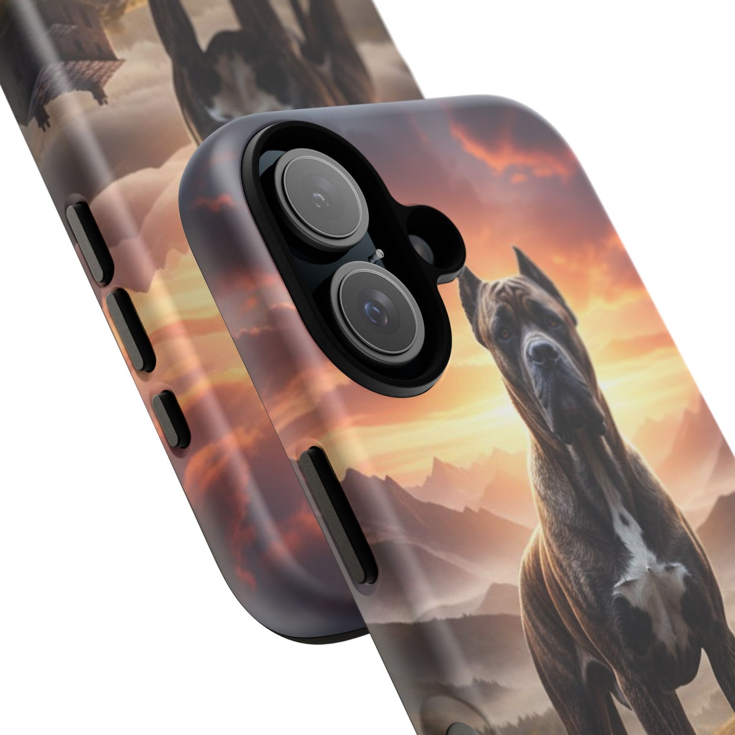 Cane Corso Phone Case – Guard Dog Sunset Tough Case (iPhone, Samsung, Pixel) | Dog Lover Gift