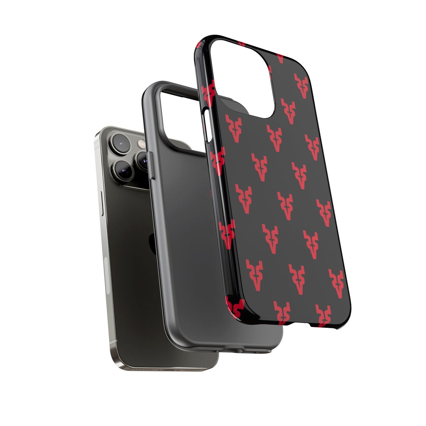 Mazatlán Bull Phone Case – Black Red Streetwear Tough Shockproof Cover