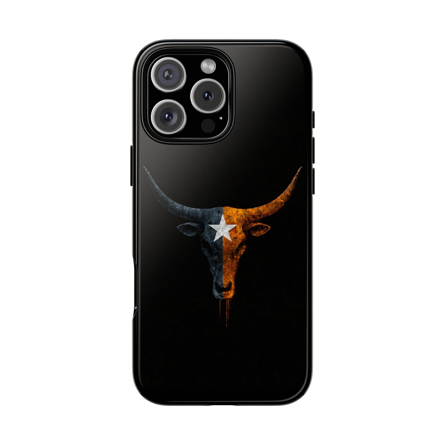 Texas Longhorn Skull Phone Case Western Cowboy Bull iPhone Samsung Cover