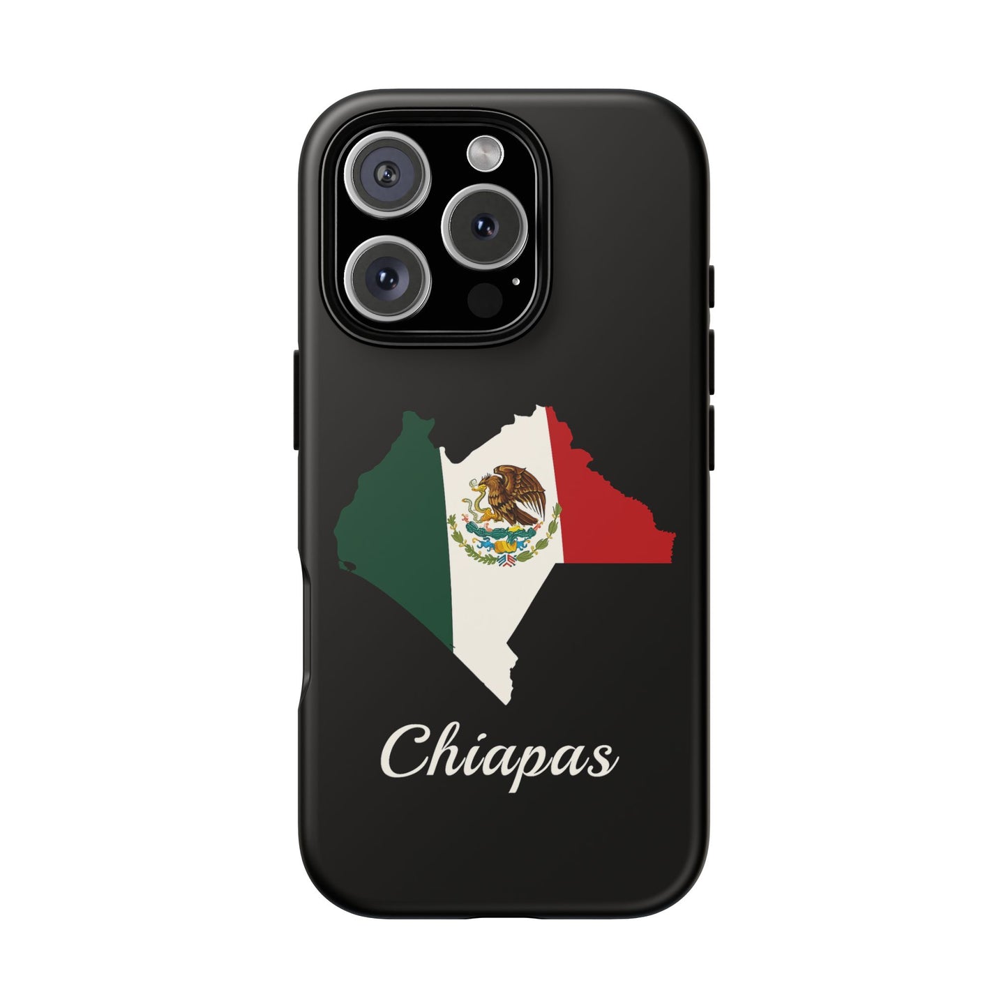 Chiapas Mexico Flag Map Phone Case | Mexican American Pride Tough Case for iPhone & Samsung