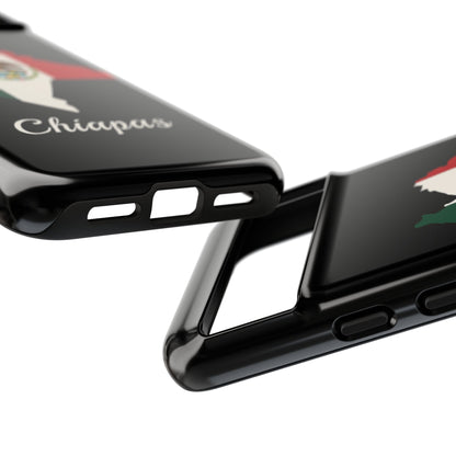 Chiapas Mexico Flag Map Phone Case | Mexican American Pride Tough Case for iPhone & Samsung
