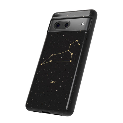 Leo Zodiac Constellation Phone Case – Luxe Gold Celestial Cover