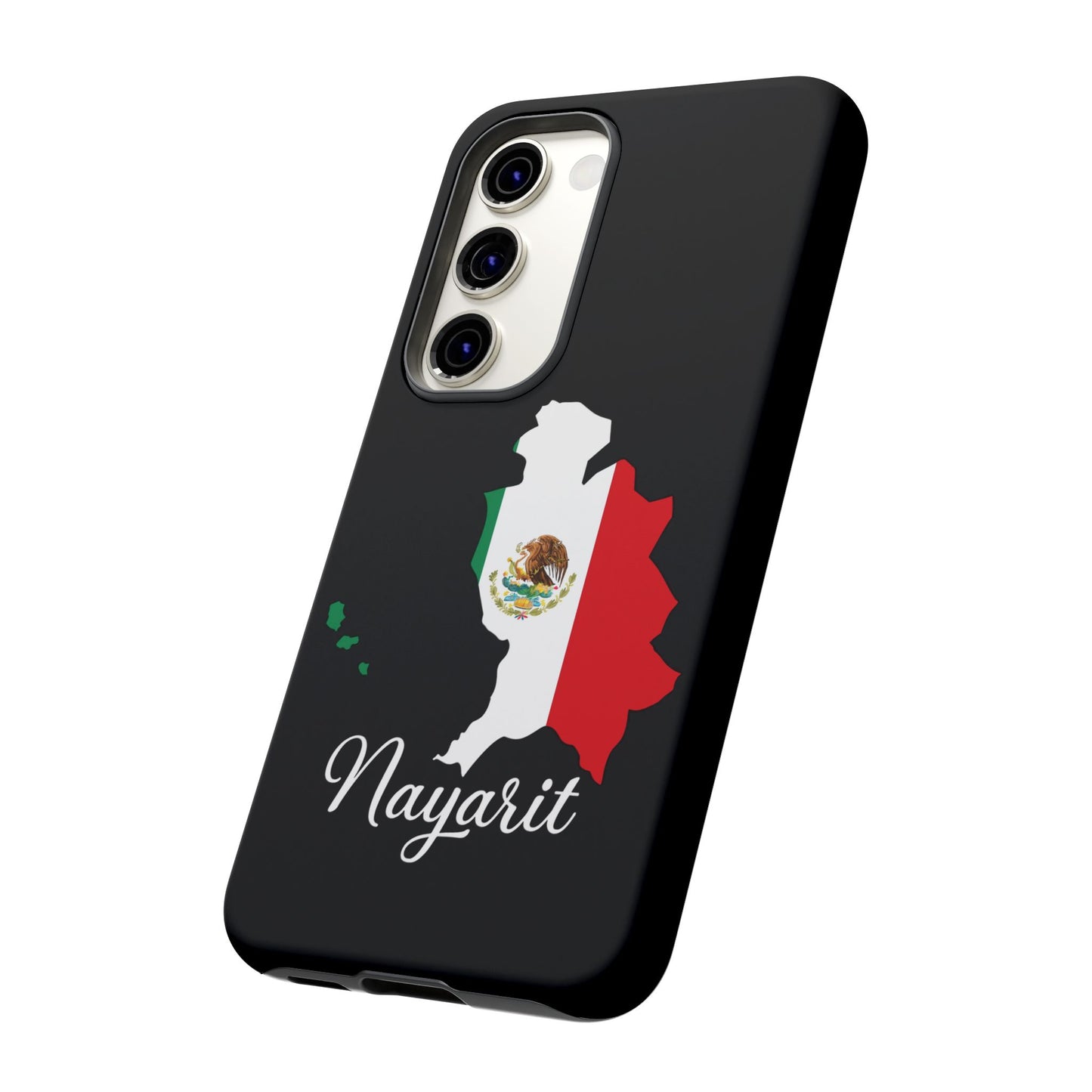 Nayarit Mexico Flag Map Phone Case | Mexican American Pride Tough Case for iPhone & Samsung