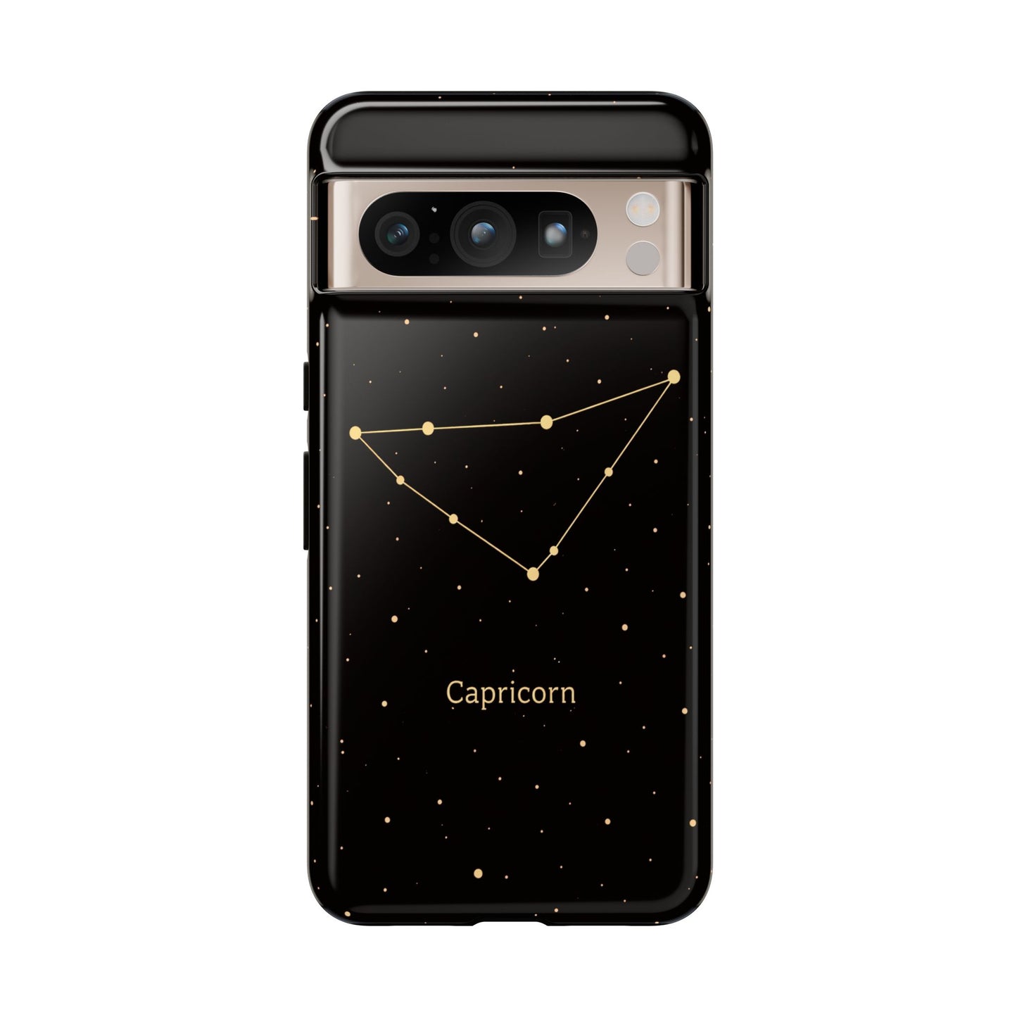 Capricorn Zodiac Constellation Phone Case – Luxe Gold Celestial Cover