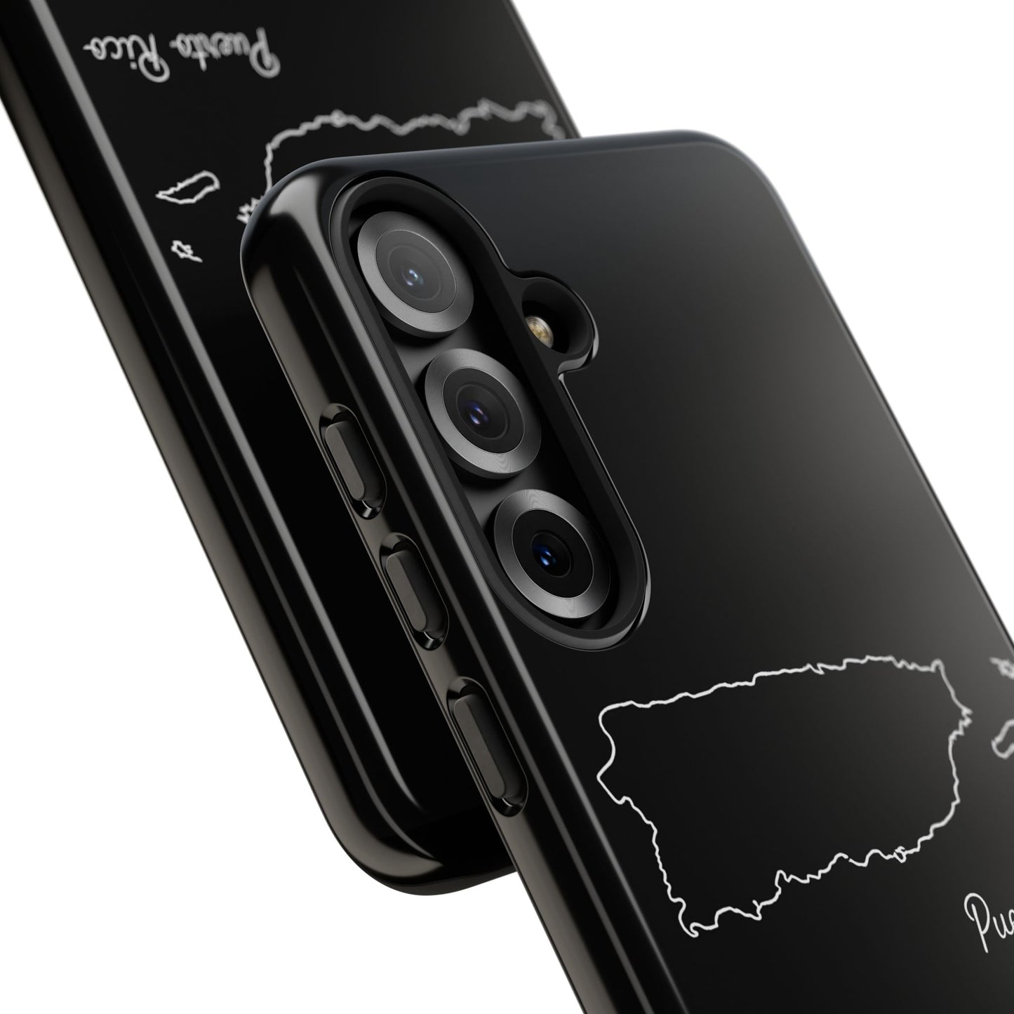 Puerto Rico Outline Phone Case – Minimal Country Map Tough Case (iPhone, Samsung, Pixel)
