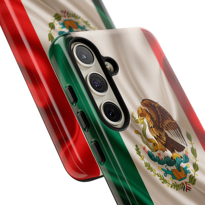 Mexico Flag Phone Case | Mexican Pride iPhone & Samsung Case | Tricolor Aesthetic Tough Protective Cover