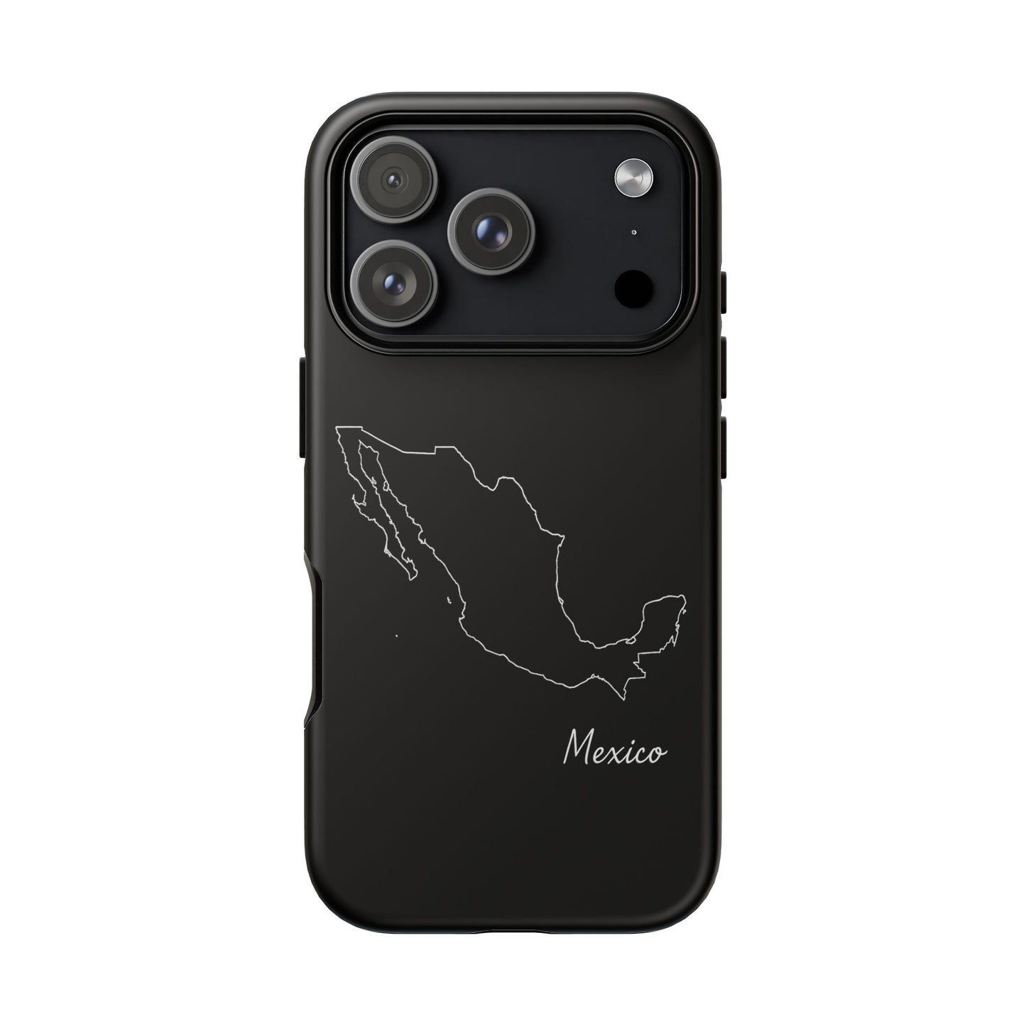 Mexico Outline Phone Case – Minimal Country Map Tough Case (iPhone, Samsung, Pixel)