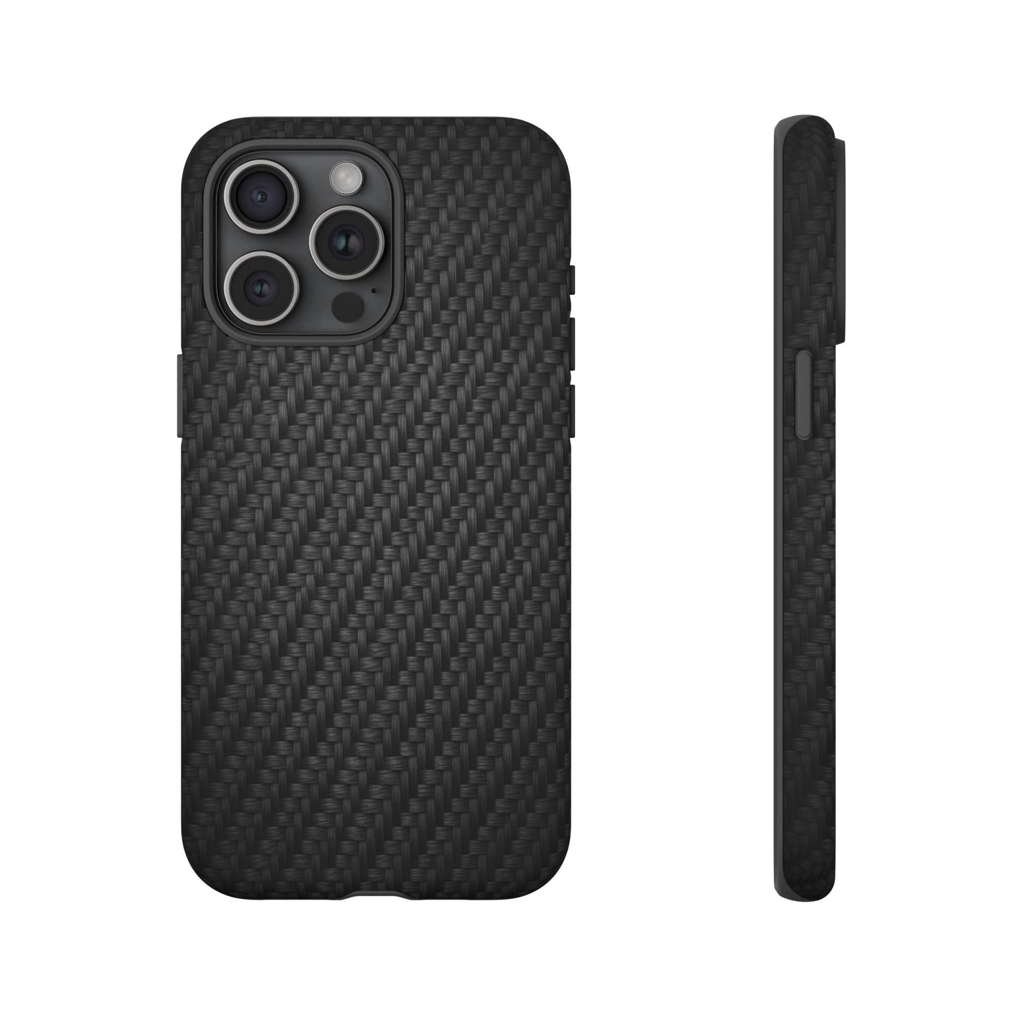 Carbon Fiber Inspired Phone Case – Rugged Slim Protective Tech Case for iPhone & Samsung