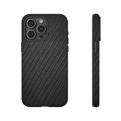Carbon Fiber Inspired Phone Case – Rugged Slim Protective Tech Case for iPhone & Samsung