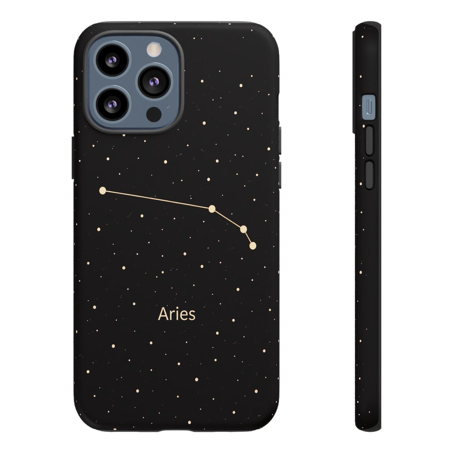 Aries Zodiac Constellation Phone Case – Luxe Gold Celestial Cover