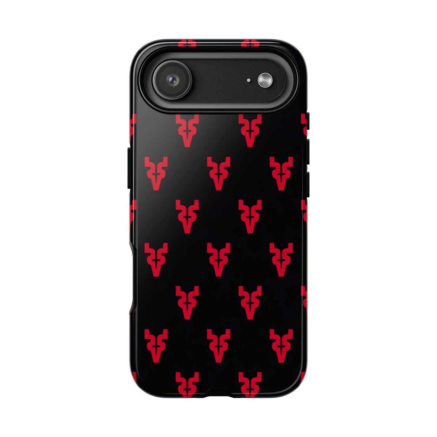 Mazatlán Bull Phone Case – Black Red Streetwear Tough Shockproof Cover