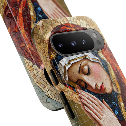 Virgin Mary Phone Case, Catholic Phone Case, Christian Aesthetic Case, Religious iPhone Case, Saint Art Case, Faith Gift