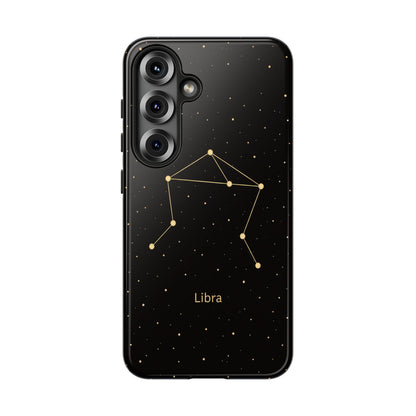 Libra Zodiac Constellation Phone Case – Luxe Gold Celestial Cover