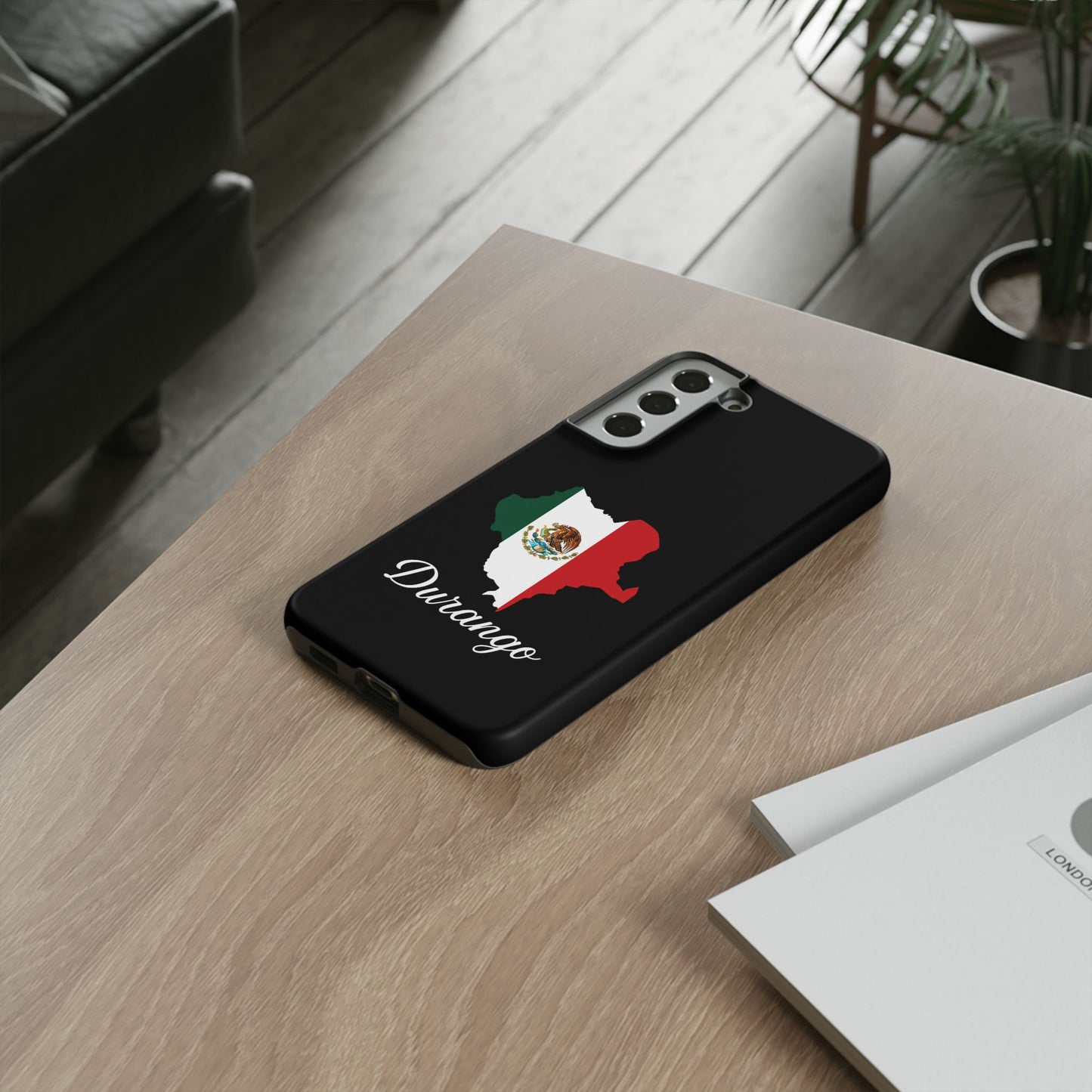 Durango Mexico Flag Map Phone Case | Mexican American Pride Tough Case for iPhone & Samsung
