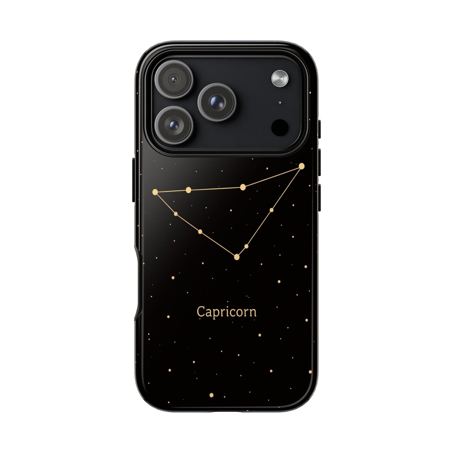 Capricorn Zodiac Constellation Phone Case – Luxe Gold Celestial Cover