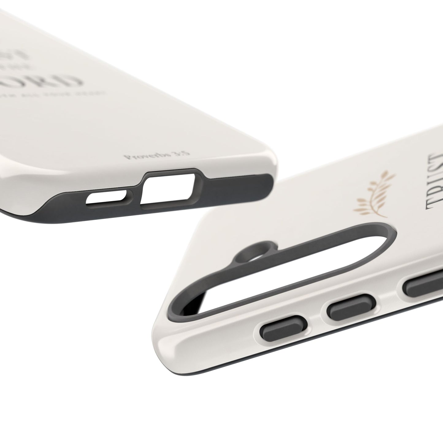 Proverbs 3:5 Christian Phone Case Trust in the Lord Minimalist Faith Cover