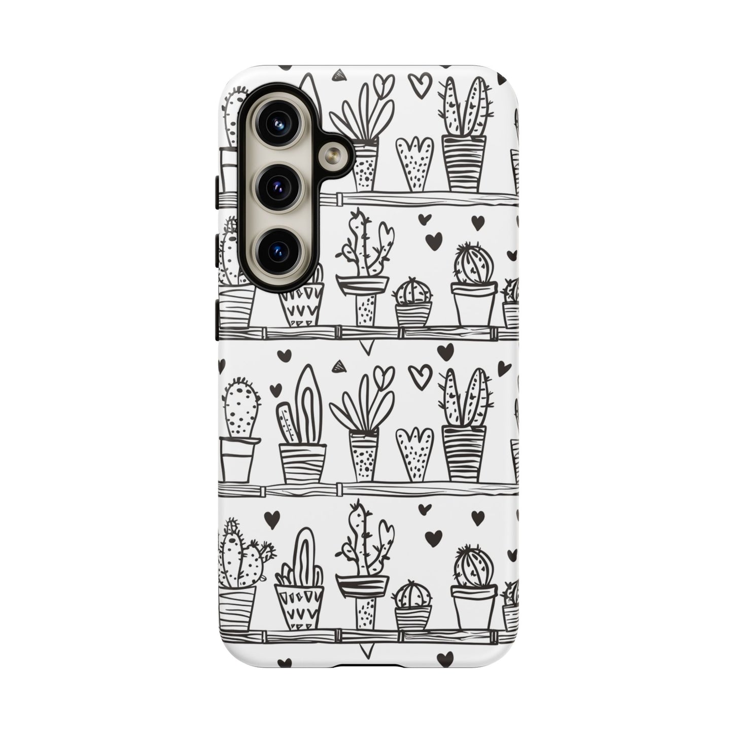 Cactus Succulent Phone Case Cute Plant Aesthetic iPhone Samsung Cover