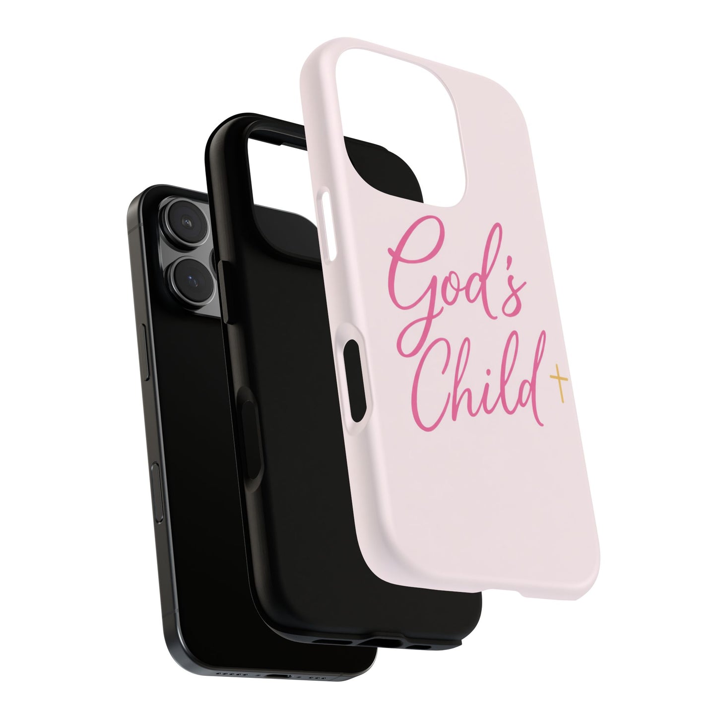 Gods Child Phone Case Christian Pink Aesthetic Tough iPhone Case
