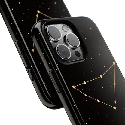 Capricorn Zodiac Constellation Phone Case – Luxe Gold Celestial Cover