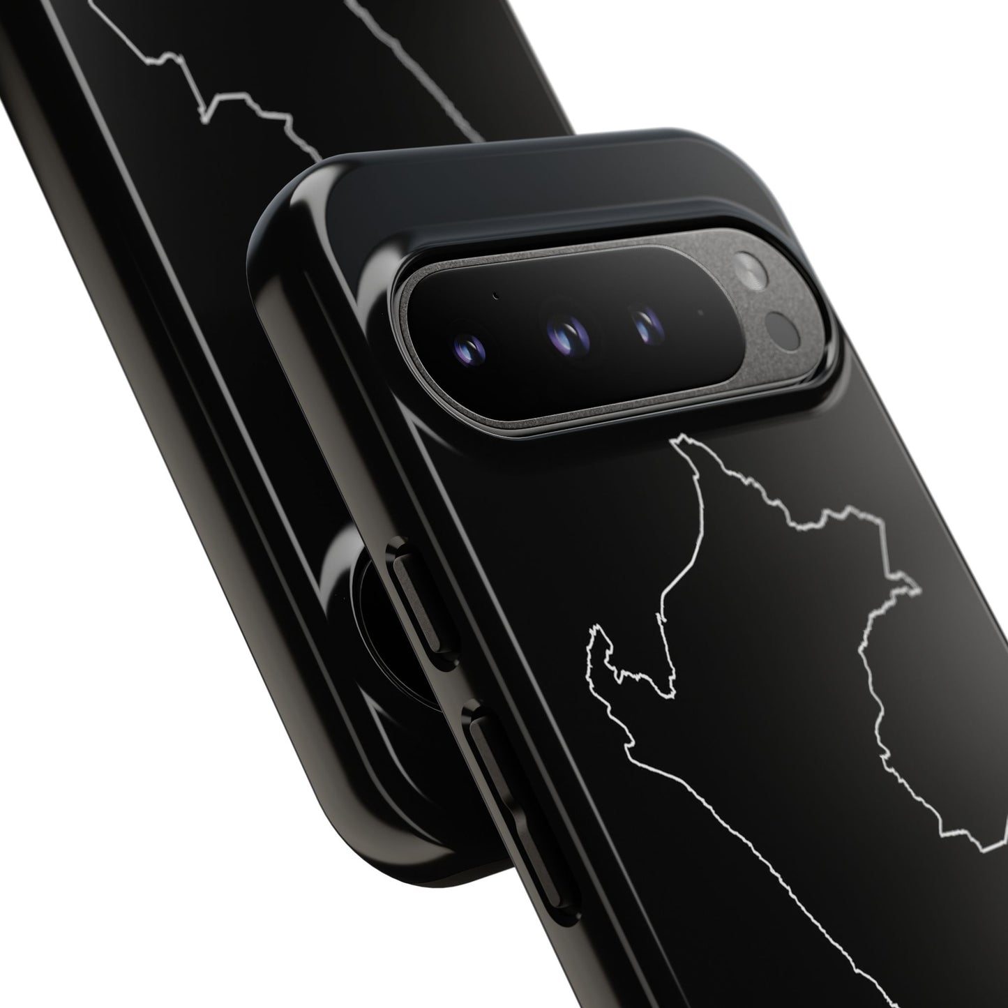 Peru Outline Phone Case – Minimal Country Map Tough Case (iPhone, Samsung, Pixel)